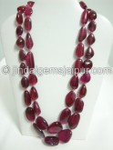 Rubylite Plain Nuggets Shape Beads